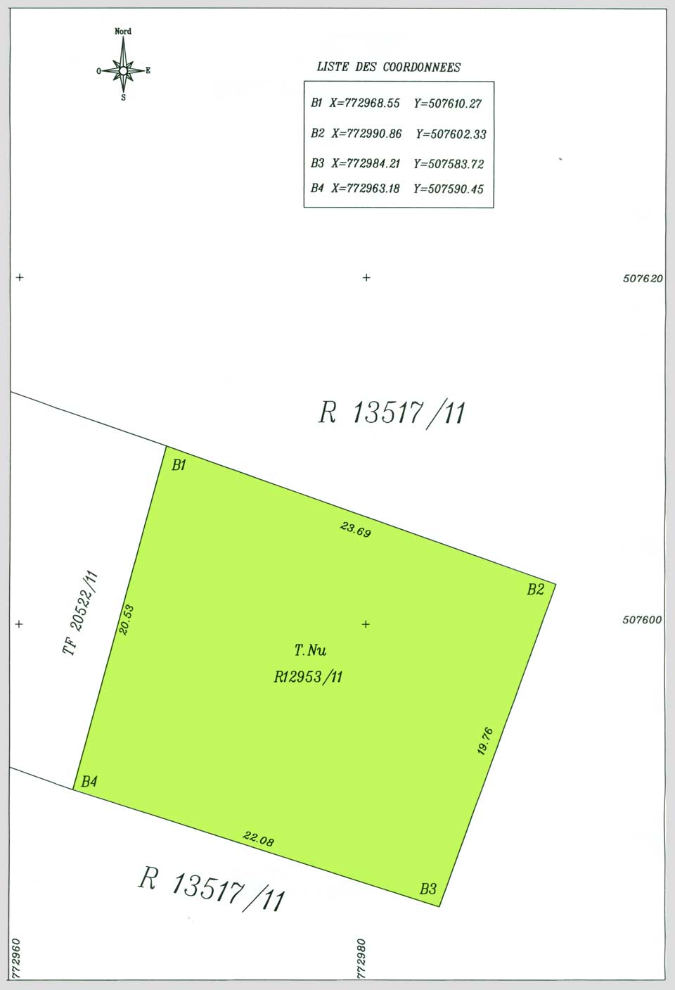 PLAN AMENAGEMENT TITRE PROJET